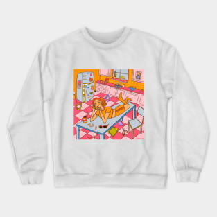 Orange Babe Crewneck Sweatshirt